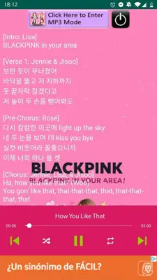 Blackpink Songs android App screenshot 0