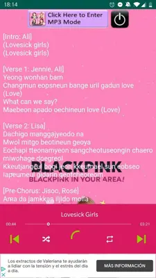 Blackpink Songs android App screenshot 8